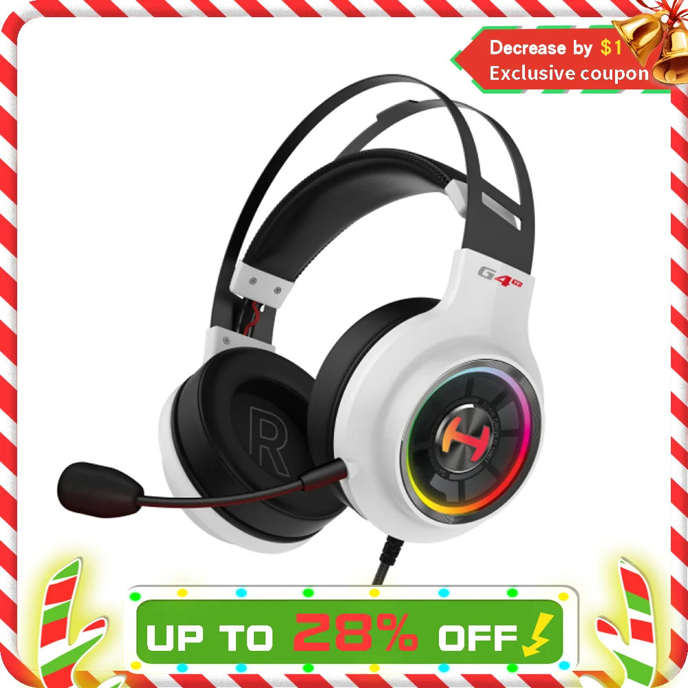 Edifier G4 TE 7,1 объемный звук USB RGB Esports гарнитура шумоподавление Гарнитура тяжелый бас проводная USB с микрофоном Микрофон