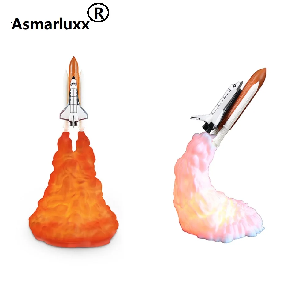 3D-Printed-Space-Shuttle-Lamp-Night-Light-Rocket- Asmarluxx