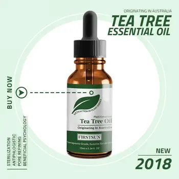 

Moisturizing Tea Tree Essential Oil Massage Oil Control Fade Acne Marks Shrink Pores Repair Moisturizing Skin Care TSLM1