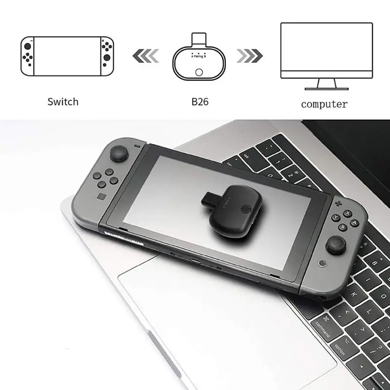 Bluetooth аудио передатчик тип-c Bluetooth 5,0 launch адаптер для nintendo Switch аксессуары