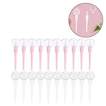 

20pcs 8ml Lollipop Shape Lip Gloss Tube for Home (Pink, White)