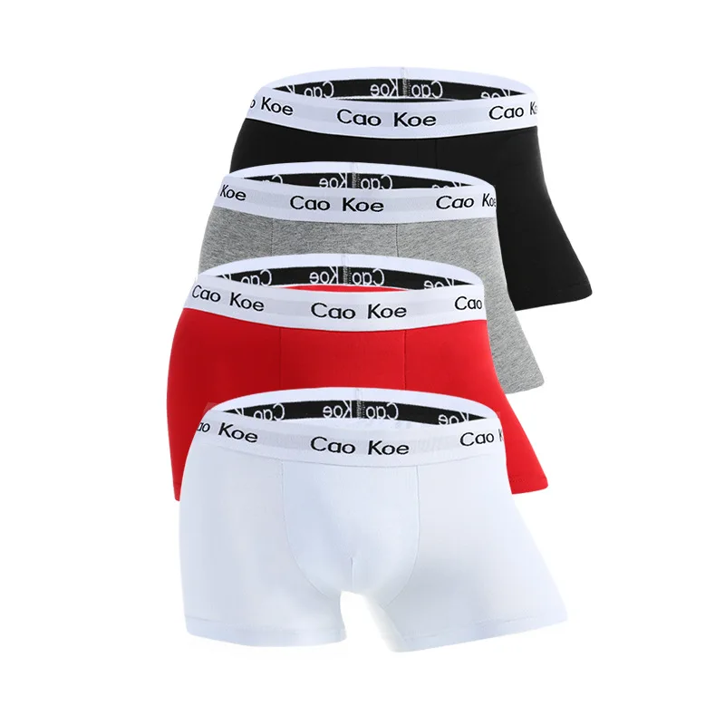 

New Style Breathable Pure Cotton Medium Waist MEN'S Boxers Boxer Underwear U-type Convex Design MEN'S Underwear Factory