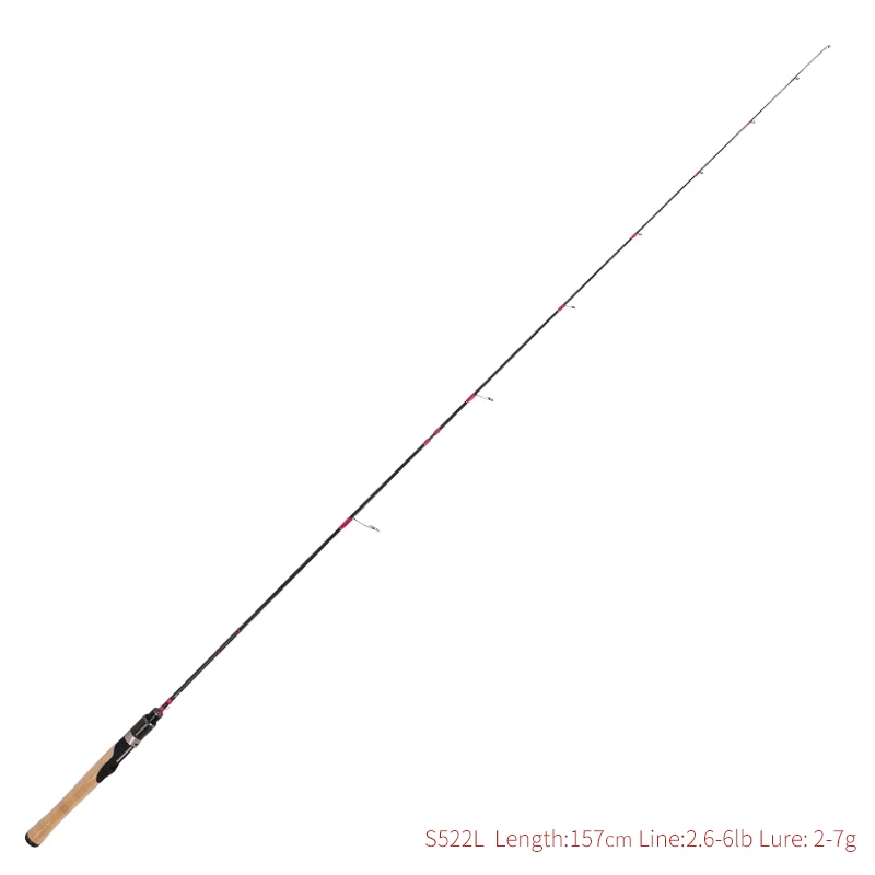 S522l TSURINOYA Бейт утонченность ловли форели красный CLEVER 1,19/1,57/1,6/1,85 м UL L спиннинг литья 2 Раздел Фудзи направляющие кольца аксессуары - Цвет: S522l