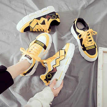 

women's Pikachu Shoes Sneakers Winter NEW PU Leather Classic casual shoes for women Cartoon element Shoes Travel shoes female