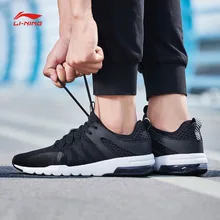 Li-Ning/Мужская дышащая прогулочная обувь; амортизирующие кроссовки с пузырьками; спортивная обувь для фитнеса и бега; AGCN107 SAMJ18