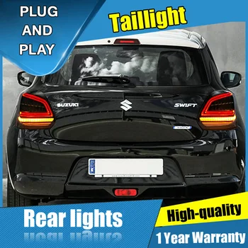 

4PCS Car Styling for Suzuki Swift Taillights 2017-2019 for Swift LED Tail Lamp+Turn Signal+Brake+Reverse LED light