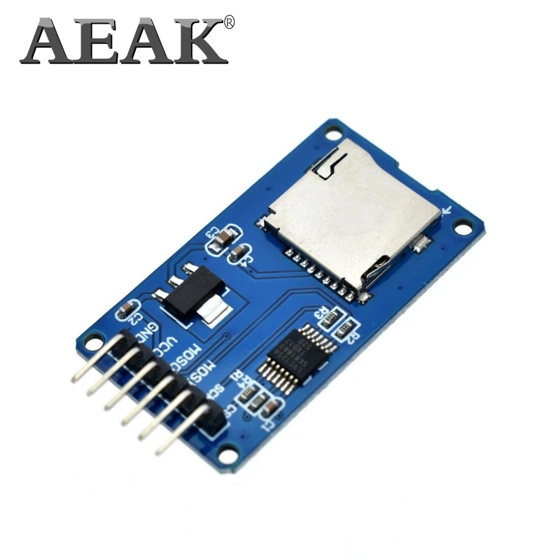 AEAK 1 шт. карта памяти Micro SD плата расширения Mciro TF защитный модуль SPI для Arduino Promotion|spi