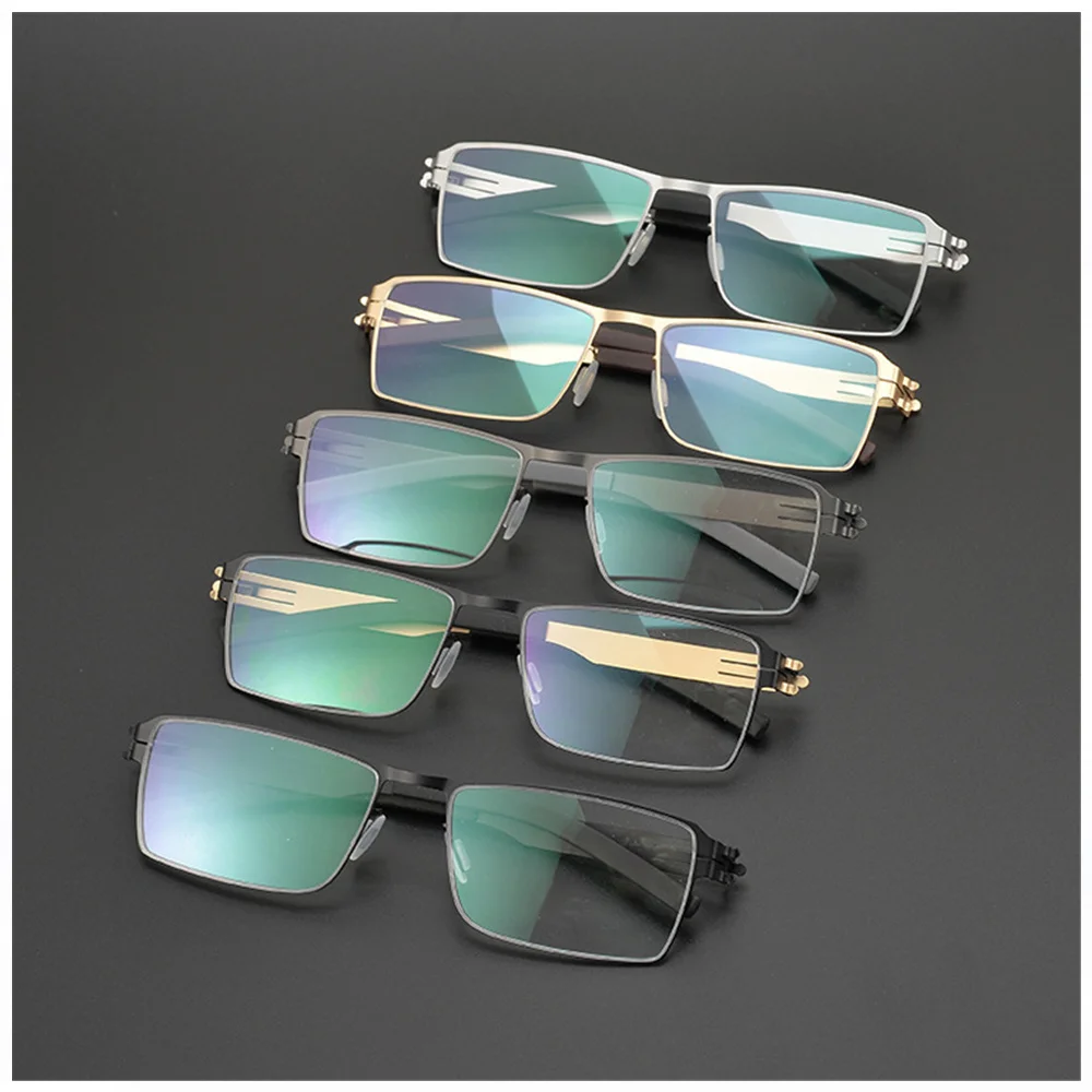 Gafas de Sin Berlin hombre y mujer, lentes de diseño de marca alemana, cuadradas y con montura óptica negocios - AliExpress Accesorios para la ropa