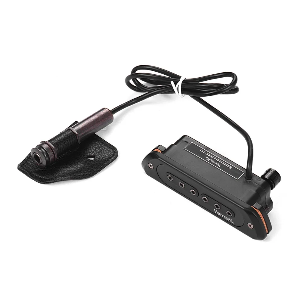 VERTECHnk VS-8M активная розетка для гитары Датчик захвата Humbucker+ Mic двойной пикап с 6,35 мм гнездо пуговицы регулятор громкости
