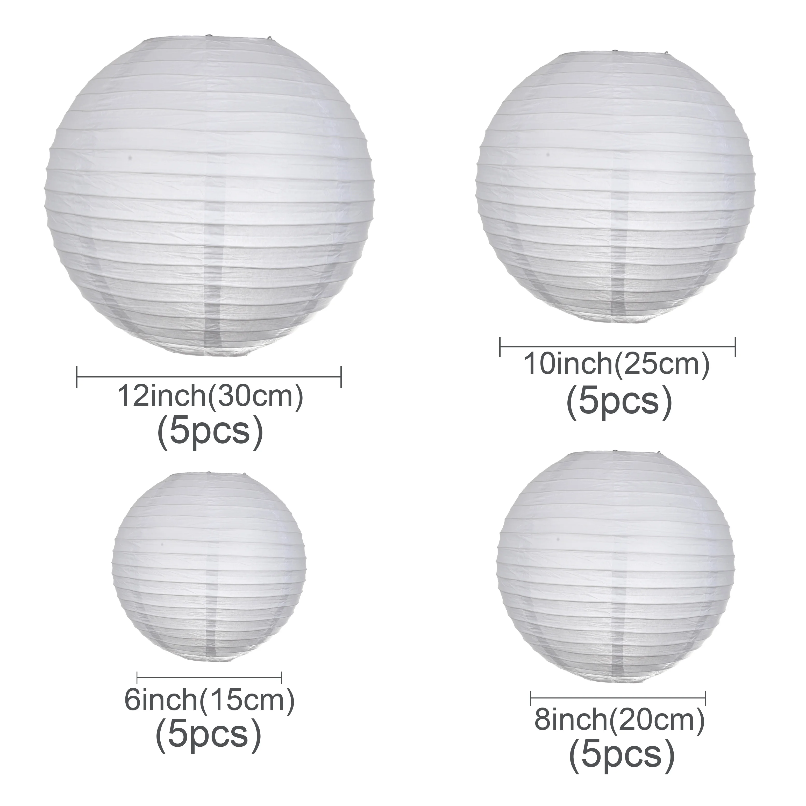 Абажур бумажный белый в китайском стиле праздничный декор для свадьбы вечеринки