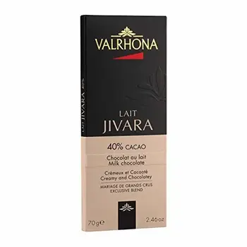 

Valrhona Milk Chocolate Bar 40 Percent Cocoa (Jivara) 70g