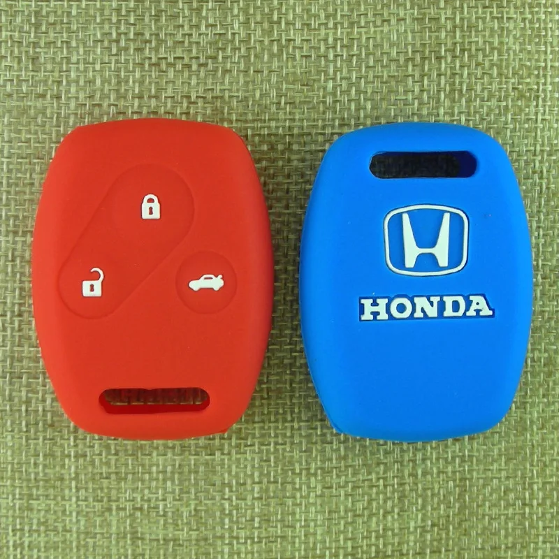 Применимый Honda 2 Key 3 Key Candy Bar силиконовый чехол для ключей Accord подходит для Civic внутренняя отделка автомобиля ключ крышка с логотипом