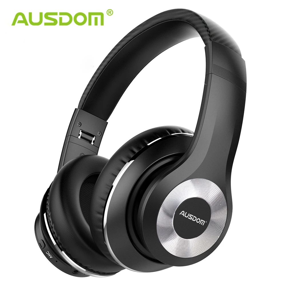 Online AUSDOM NEUE ANC10 V5.0 Drahtlose Bluetooth Kopfhörer Klapp Aktive Noise Cancelling Wireless Kopfhörer Headset Mit Mic für Telefon