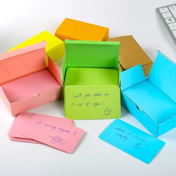 

Korean Block Flash Card Study Note Memo Pad Stationery Memopad Office To do List Shopping Flashcard Kit Accessory Index Tab Item