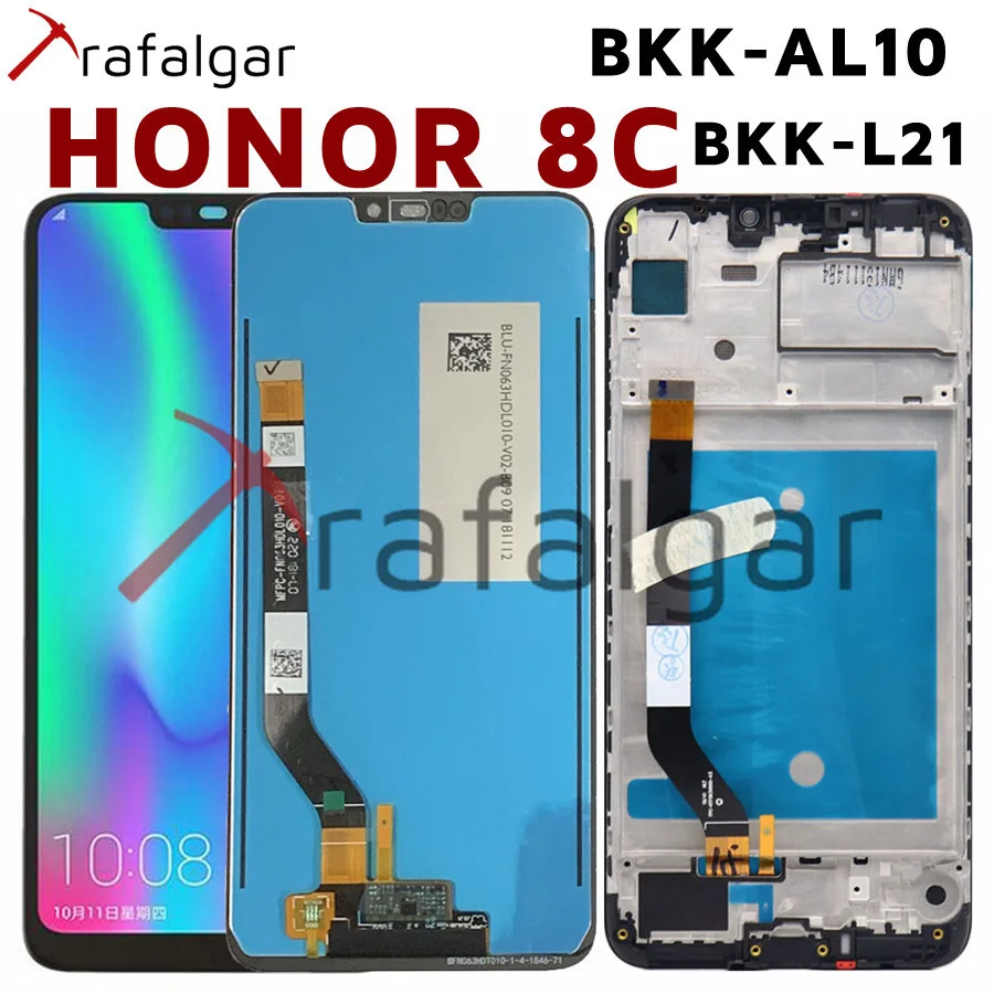 

Original LCD Screen For Huawei Honor 8C BKK-L21 LCD Display Touch Screen With Frame Honor Play 8C LCD Screen Replacement