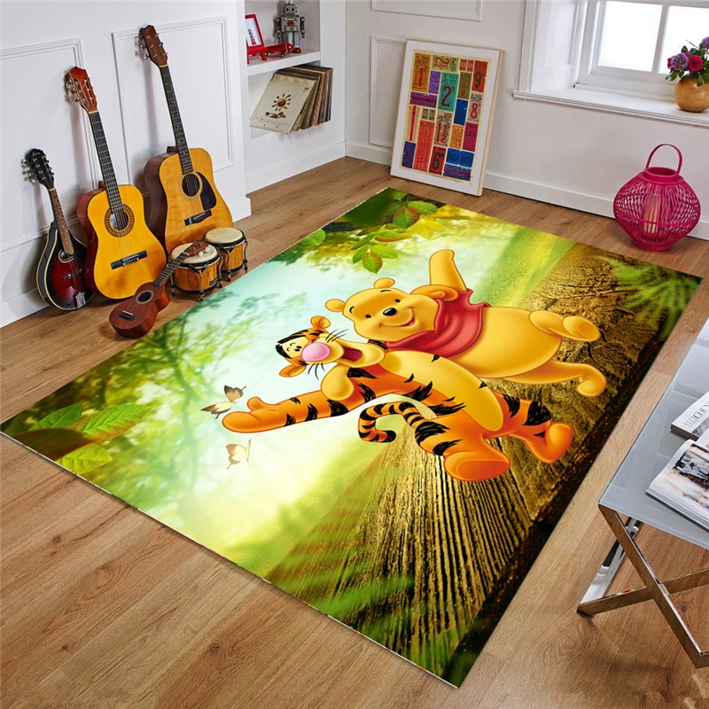 Kid's Carpet Carpet Disney Woodland Winnie the Pooh Play Carpet all Sizes 