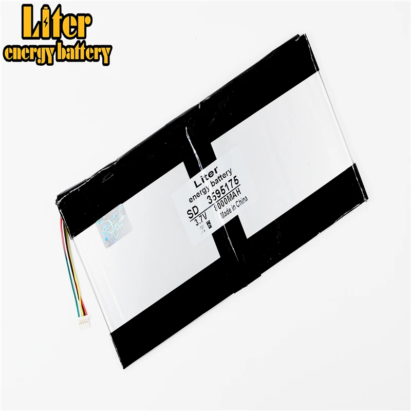 

5 thread 3595175 3.7V 8000MAH Tablet battery V919 3G Polymer cell High quality brand