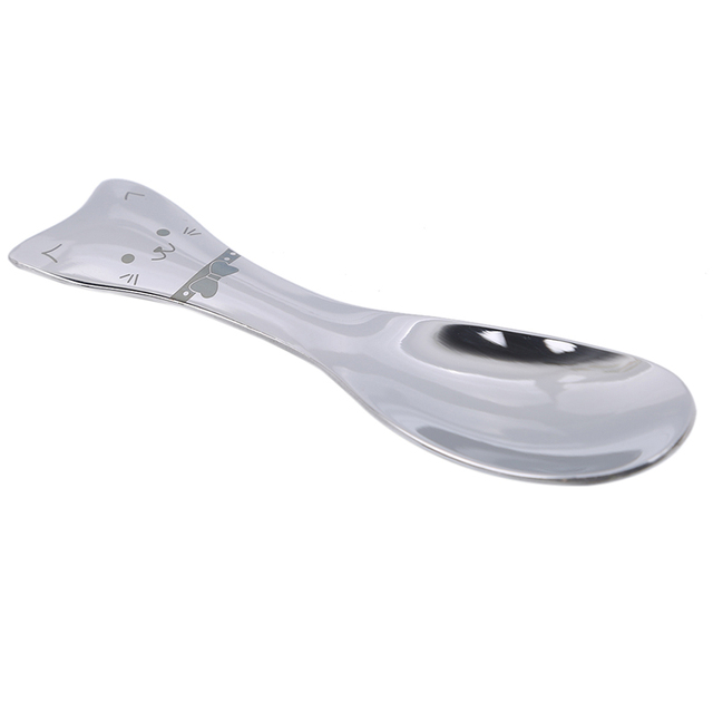 Cats Spoons Forks Kids Tableware Stainless Steel Children Dessert Ice Cream Spoon Fork Kitchen Accessories