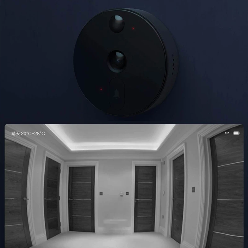  Xiaomi Mijia Smart Doorbell Video Intercom WIFI Security Camera Infrared Night Vision Wireless Remo