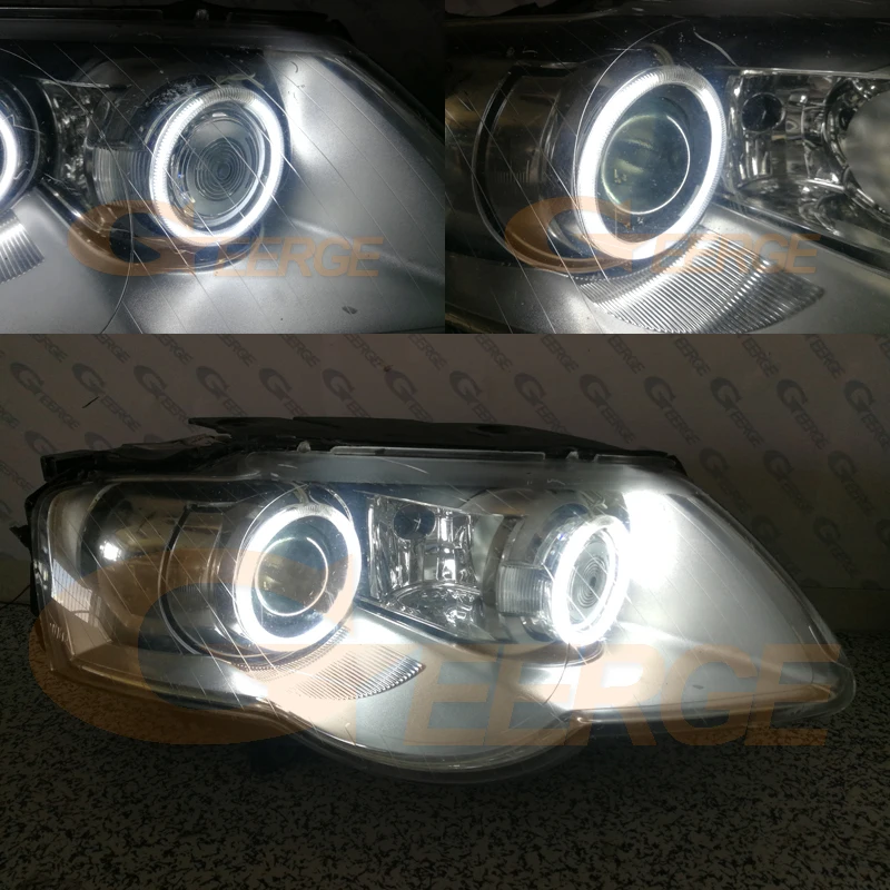 Для Volkswagen VW Passat B6 Magotan 2005 2010 ксеноновые фары отличные ультра яркие CCFL ангельские