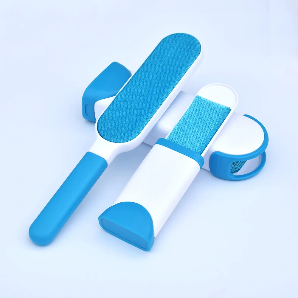 Blue Set Средство для удаления ворса из шерсти домашних животных, дорожный размер, щетка для чистки волос, инструмент для чистки ткани - Цвет: Blue Set