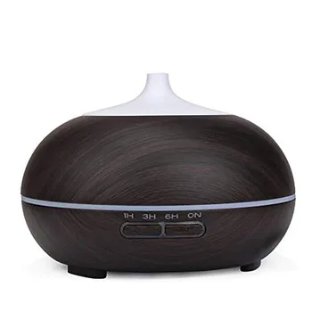 

Humidifier 300ml LED Essential Wooden Diffuser Ultrasonic Humidifier Air Aromatherapy Atomizer Air Purify Tools for Hot Weather