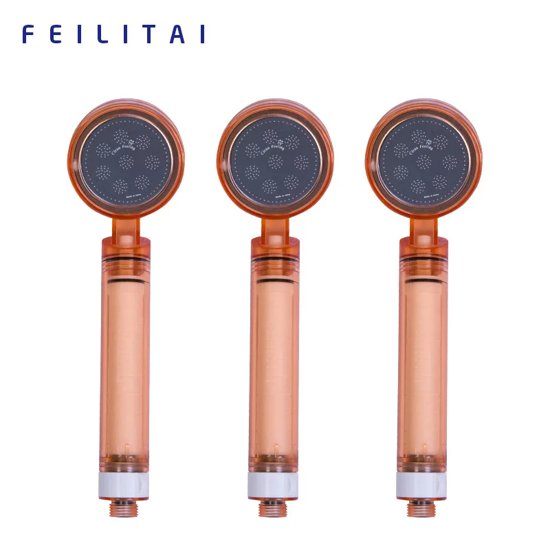 

New Style Anion Adjustable Pp Cotton Filtering Shower Head Spa Shower Purification Filter Shower Nozzle