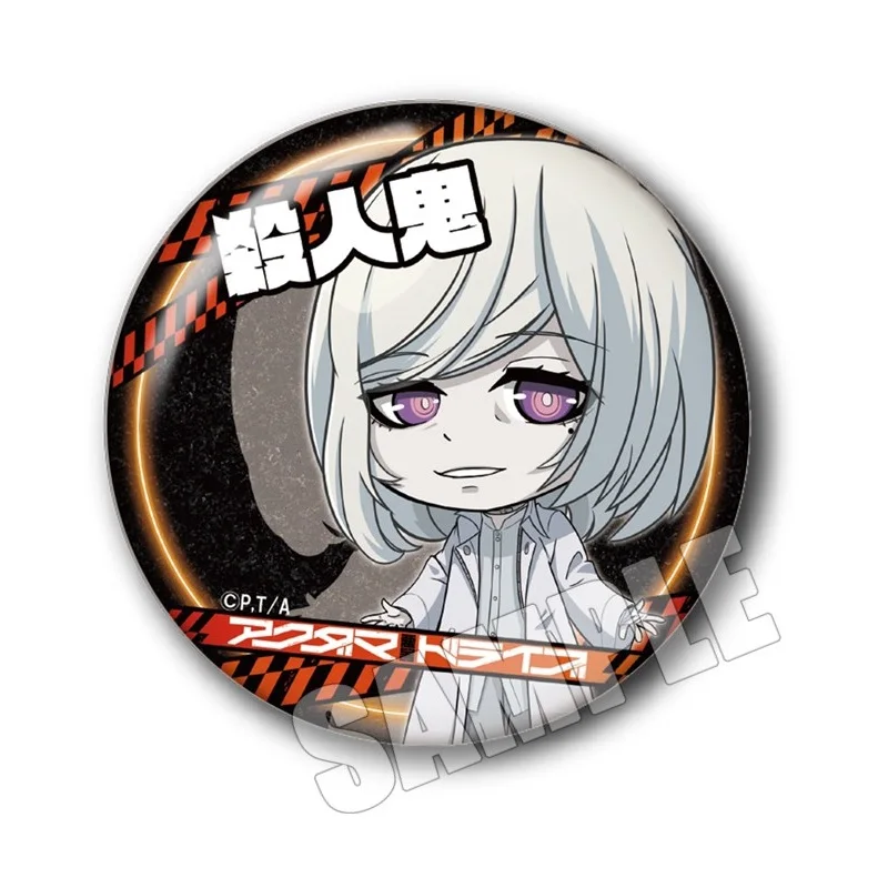 

Akudama Drive Badge Props Collections 14 Types Scrub Anime Nice Christmas Gifts Size Dia 58mm Drop Shipping Support