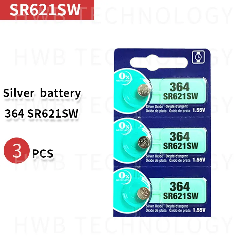 3 шт./лот розничная торговля долговечные 364 SR621SW V364 SR60 SR621 AG1 часы Батарейная кнопка