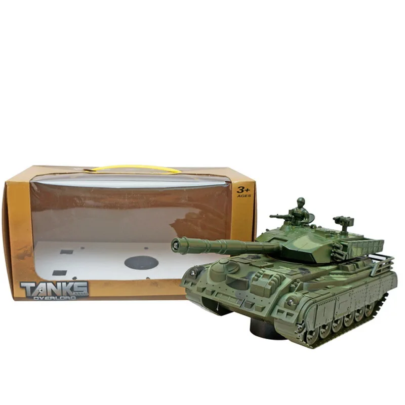 

Stall Hot Selling Electric Tank Children Multi-functional Electric Light Music Model Military Model Tank Toys