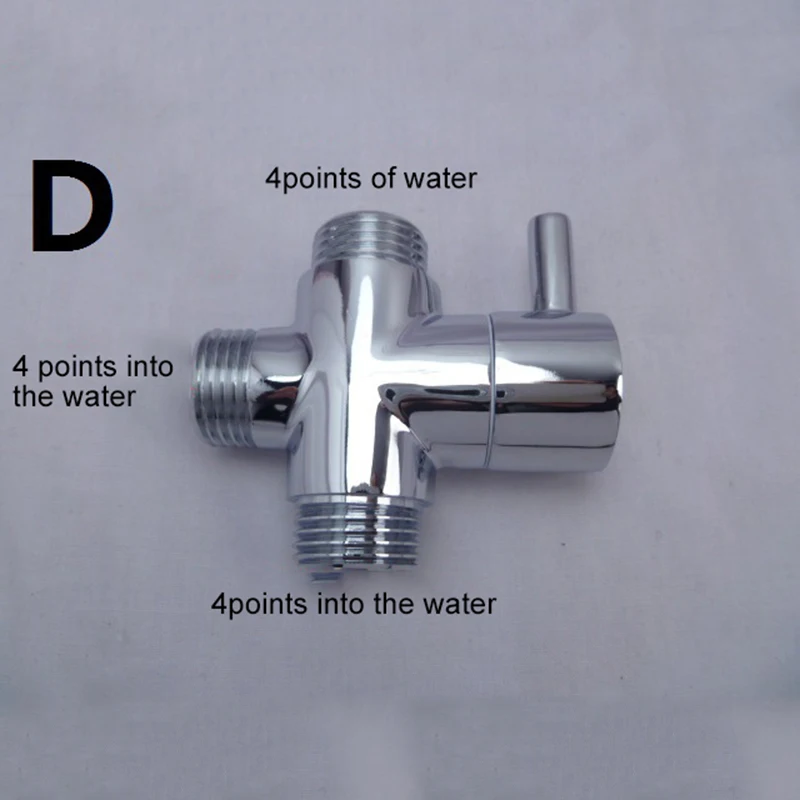 Душевой делитель воды смеситель для душа Трехходовой водяной клапан водоотделитель распылитель сопла переключатель один-два соединения конвертер