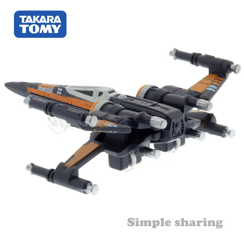 Tomica TSW 04 Звездные войны Poe Dameron X Wing Fighter Пробуждение силы литой горячий поп самолет