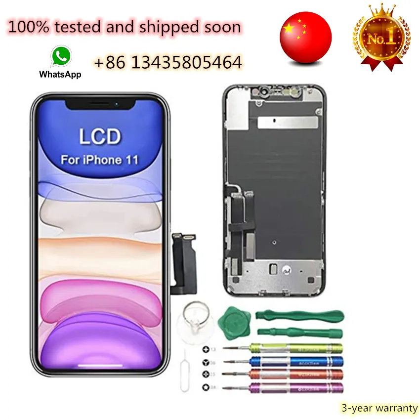 

Free set of tools High Quality mobile phone For iPhone LCD display ï¼Œlcd For iPhone X XS XR 11 12 max touch screen