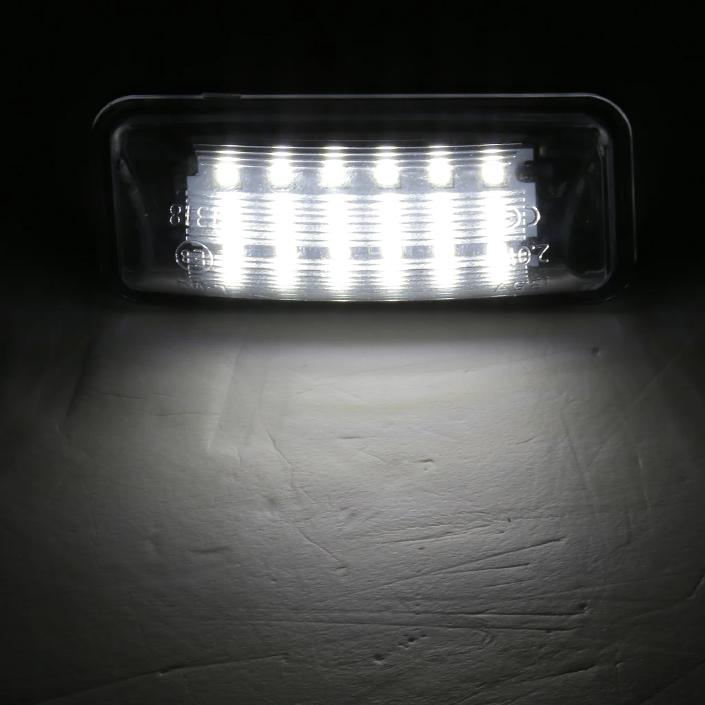 2 Piece Direct Replace White LED License Plate Lamps for   BRZ Impreza