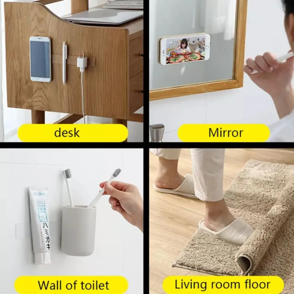 Nano Transparent Double-sided Tape Is Firmly Pasted, Waterproof, High Temperature Resistant Reusable.It Is A Good Helper In Life