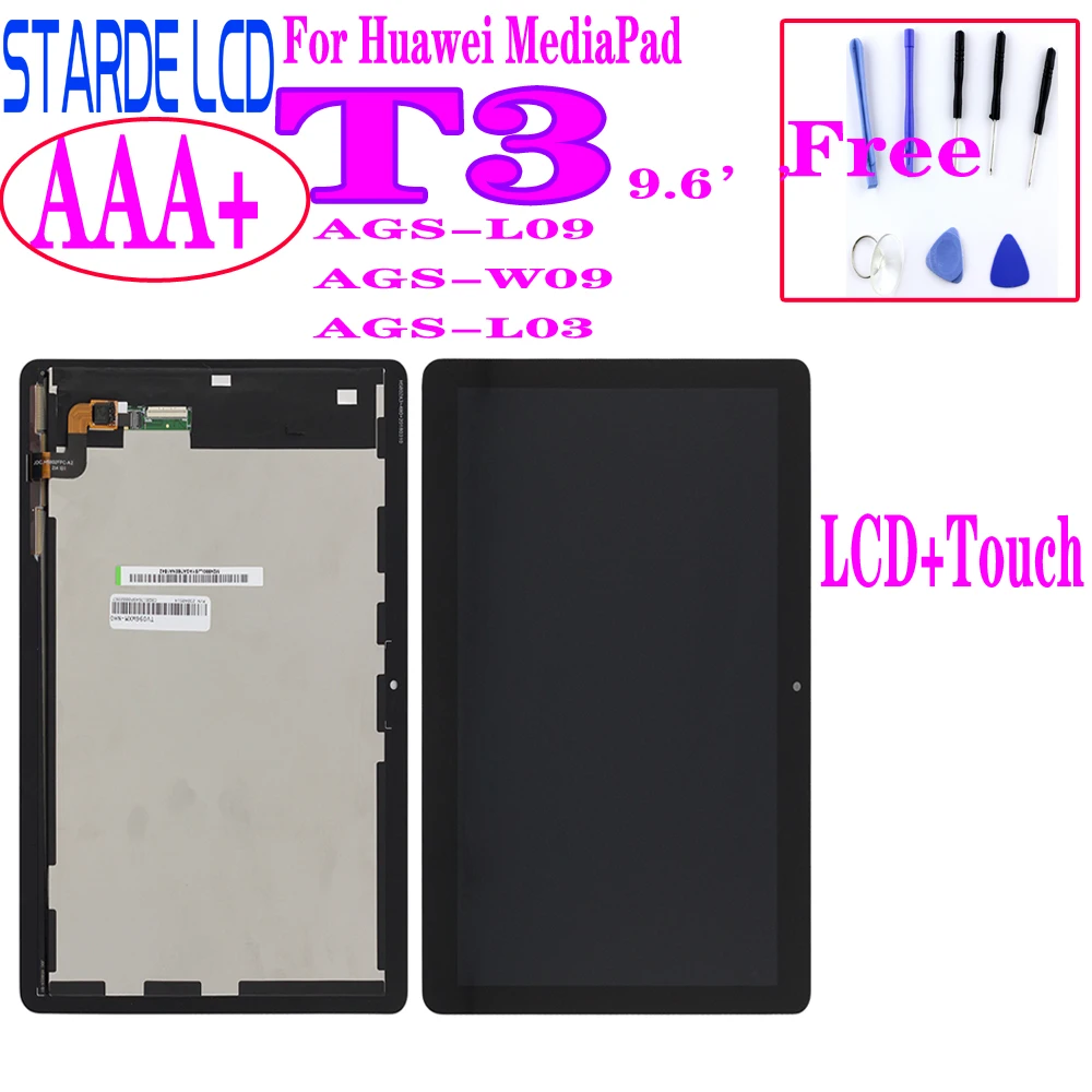 Экран для Huawei Mediapad MediaPad T3 10 9 6 &quotдиспей AGS L03 L09 ЖК дисплей кодирующий