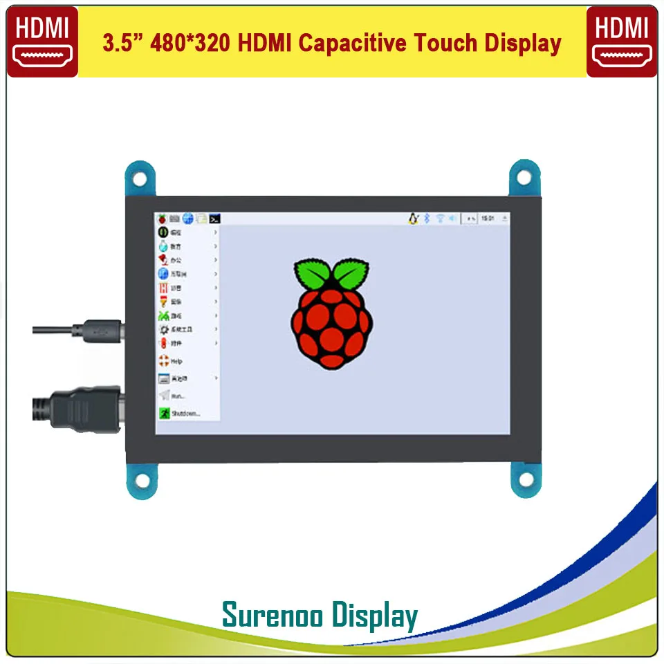 3,5 дюймов 320*480 HDMI TFT ЖК-модуль экран дисплей монитор и USB емкостная сенсорная панель для Raspberry Pi