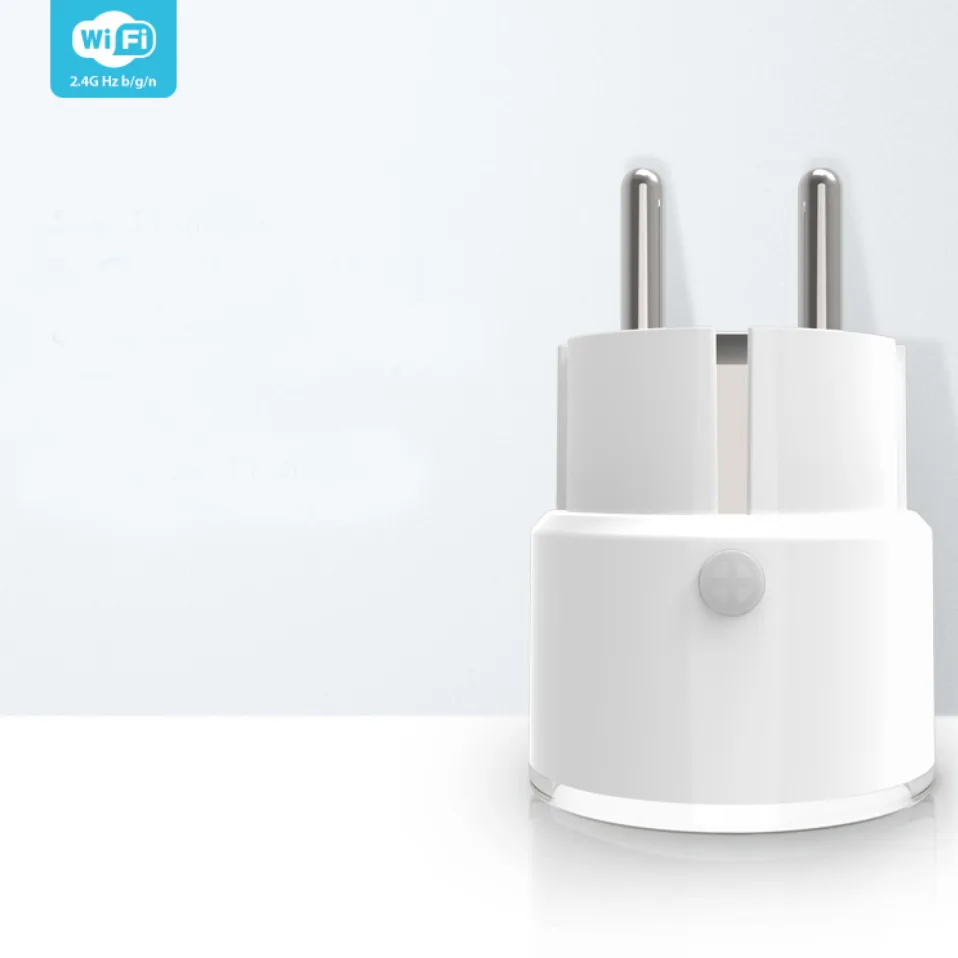 AVATTO Smart Plug, ЕС 16A/10A дистанционное управление Wi-Fi розетка с монитором питания работает с Tuya APP Google Home, Alexa, IFTTT