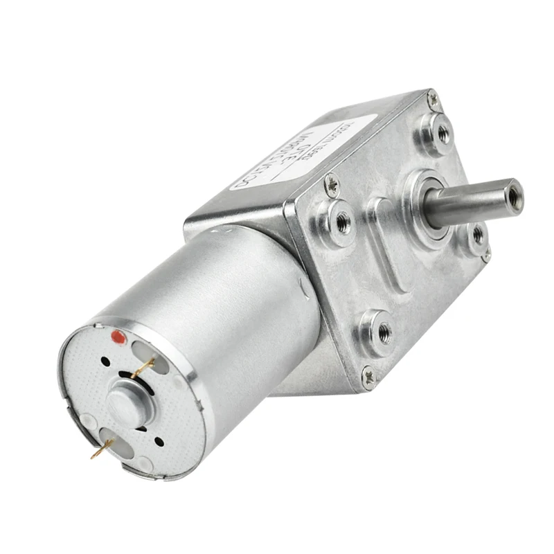 

DC 6V 12V 24V 4-210RPM 14mm Shaft Low Speed High Torque Turbine Worm Gear Motor 370 DC Electric Electric Gearbox Reducer Motor