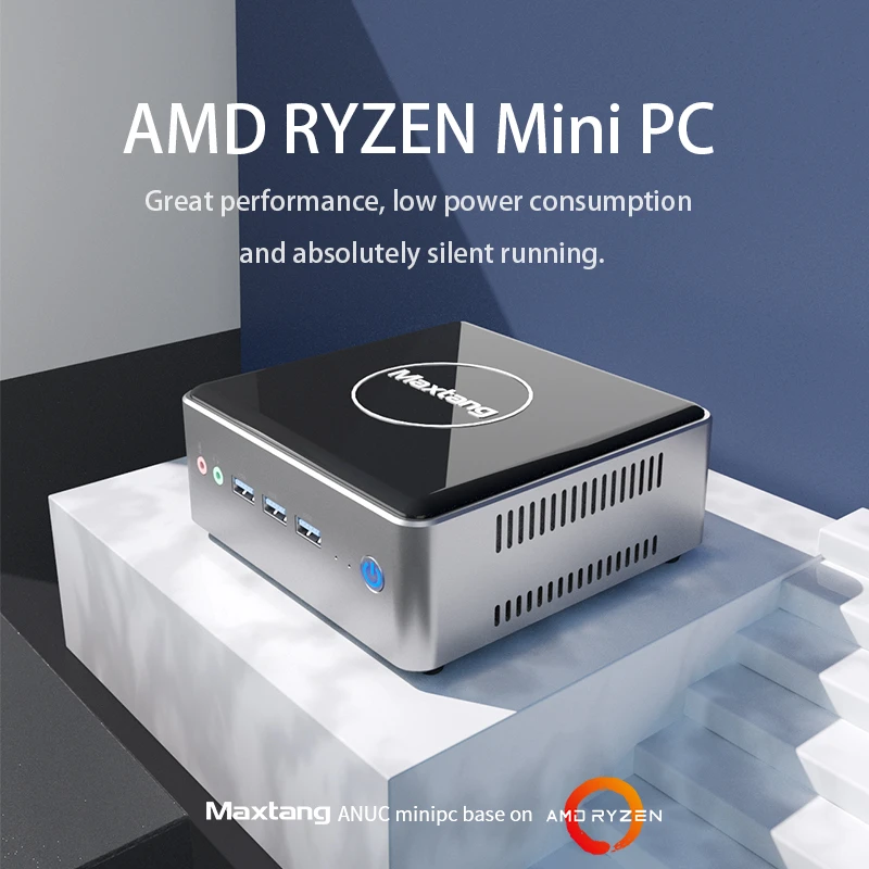 Cheapest Mini PC AMD Ryzen 3020E Gaming Computer, Dual DDR4 HDMI USB C