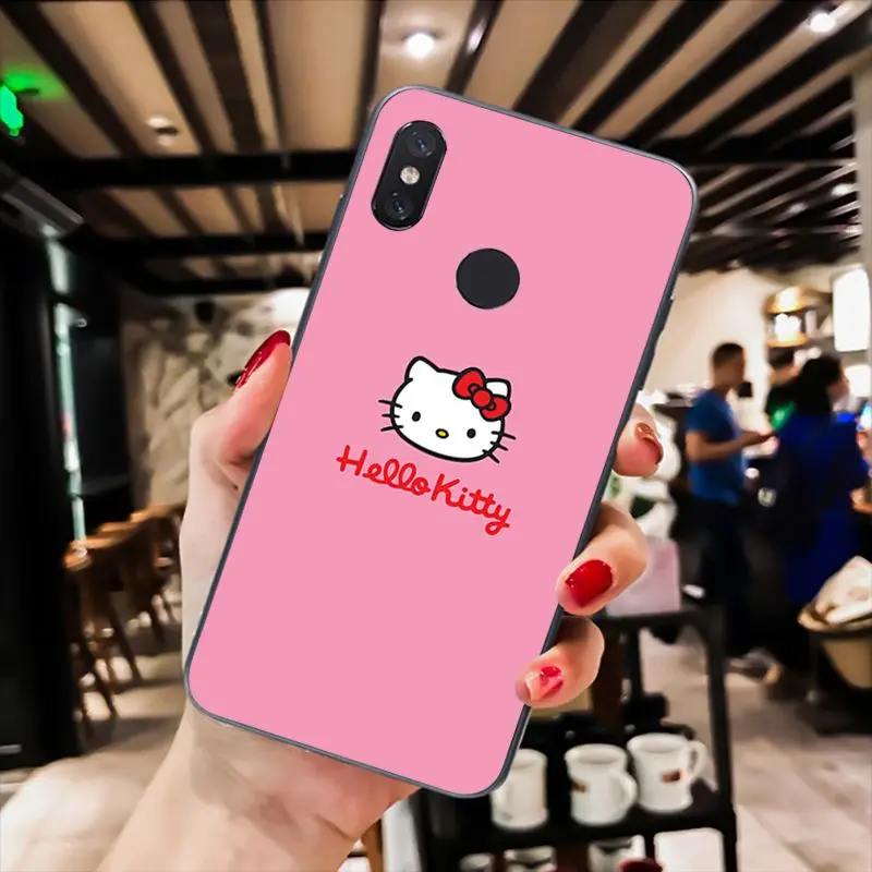 MaiYaCa милые, миленькие в японском стиле(«Каваий»), рисунок «Hello Kitty» чехол для телефона для Xiaomi mi5 6 A1 A2 Lite Mi9 9SE mi8lite F1 Mix2 2S Max2 3