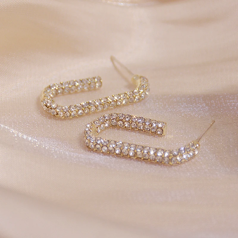 Hot Design Exquisite Super Shine Inlaid CZ Earring for Women Cubic Zirconia Temperament Stud Earrings Accessories Pendant Gift - Image 4