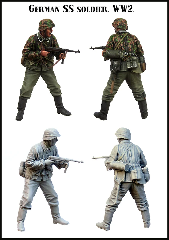 

[tusk model]1/35 Scale Unassembled Resin figures resin model Kits E172