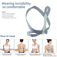 Posture Corrector Upper Posture Brace for Support Providing Shoulder-Neck-Back Relief Pain Adjustable for Men and Women 2