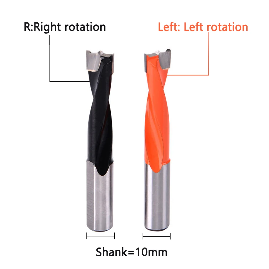Premium Two-Flute TCT Woodworking Drill Bit for Blind Hole Drilling - 70mm x 57mm