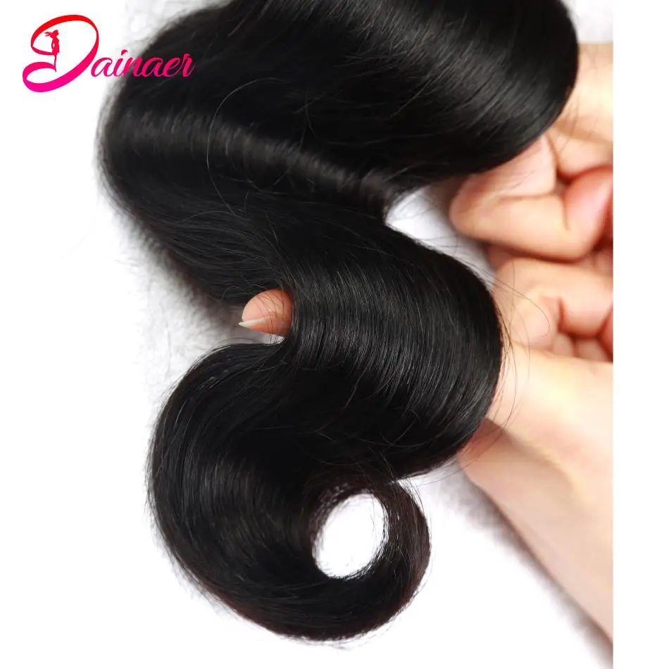 Peruvian Body Wave Bundles 1PC Virgin Hair Bundles Natural Color Natural Hair Extensions Human Weave
