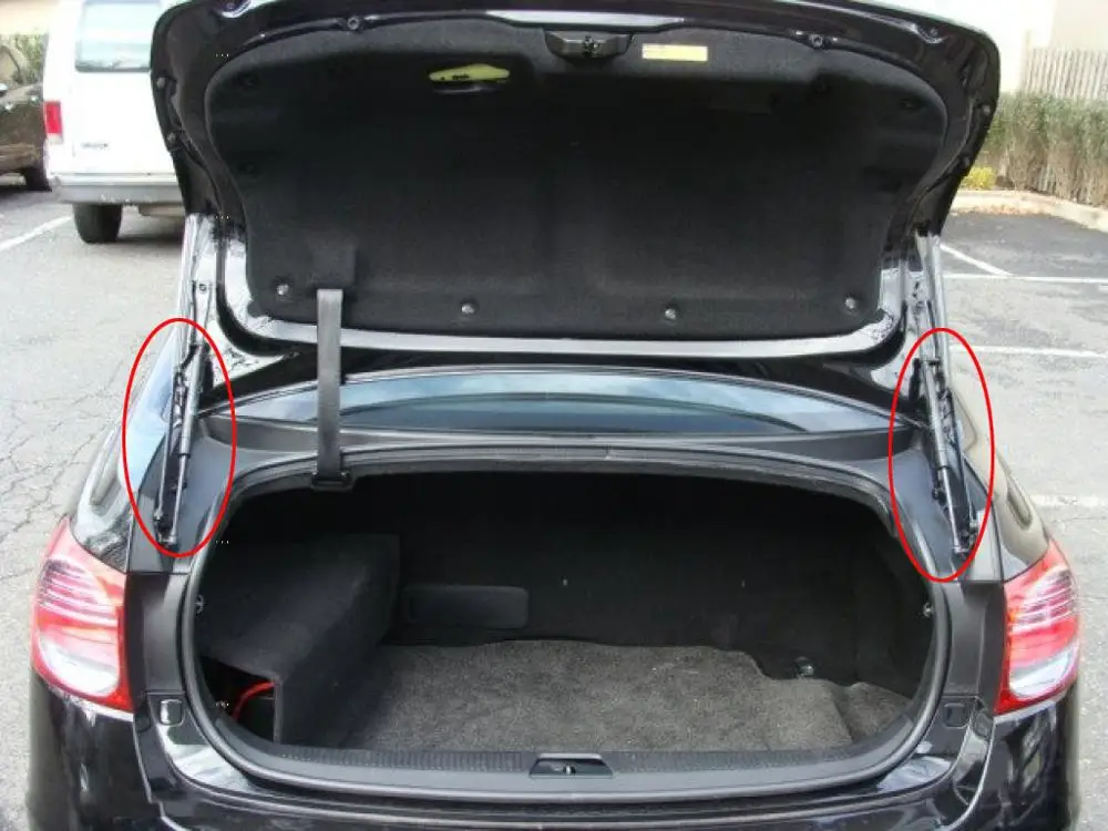 Подходит для 2007-2009 2010 2011 Lexus GS450h седан 12,36 дюймов на крышке багажника газовые пружины, лифт поддерживает стойки Опора рулевой рычаг ударов DK