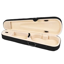 Professional 4/4 Full Size Violin Big Triple-cornered Shape Case Box Hard& Super Light with Shoulder Straps Violin Accessories