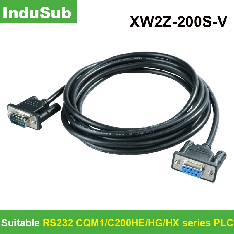 

XW2Z-200S-V PLC Programming Cable CQM1/C200HE/HG/HX Series RS232 Interface DB9 male to DB9 Female FAST SHIPPING