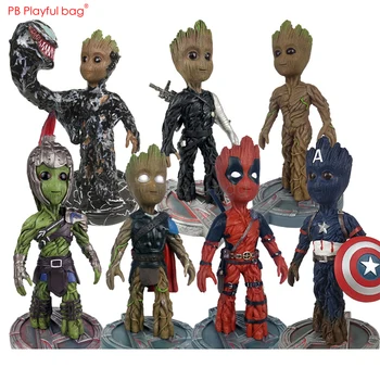 

Playful bag Tree man Groot cosplay action figure Guardians of the Galaxy collections Resin high quality model hot toy HF02